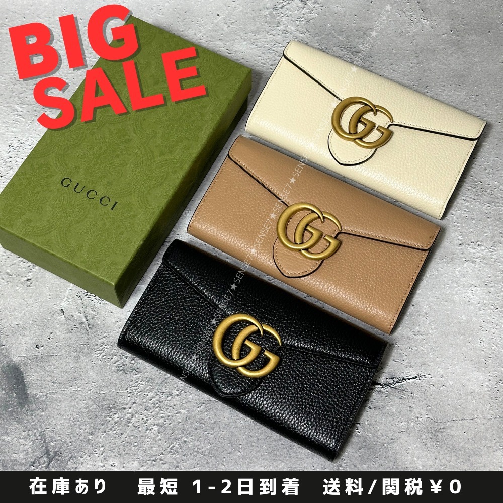 国内即発【GUCCI】大人気 GGマーモント 長財布（送料・関税込） (GUCCI