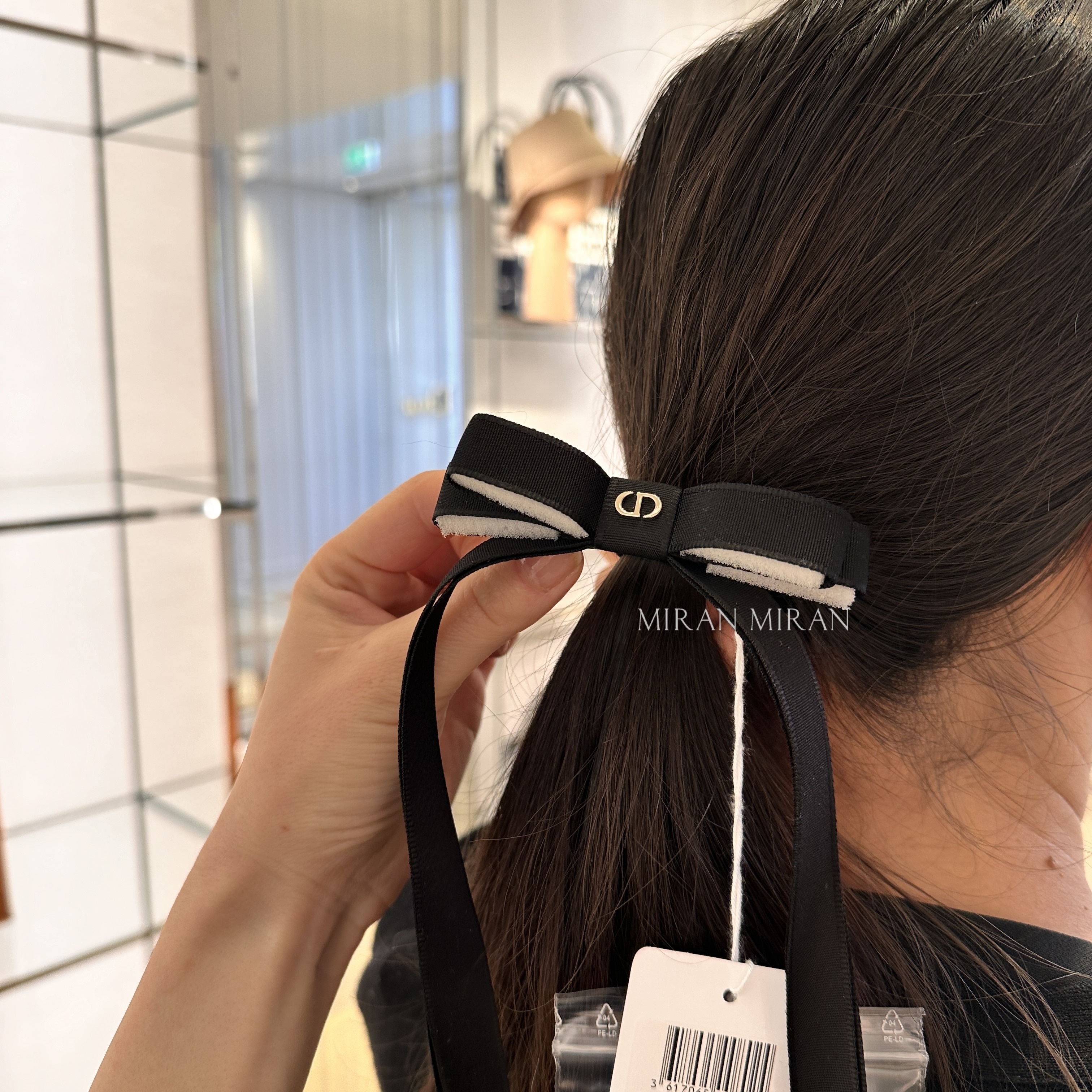 追跡付き発送【Dior】 Dior Twist リボンバレッタ (Dior/ヘア