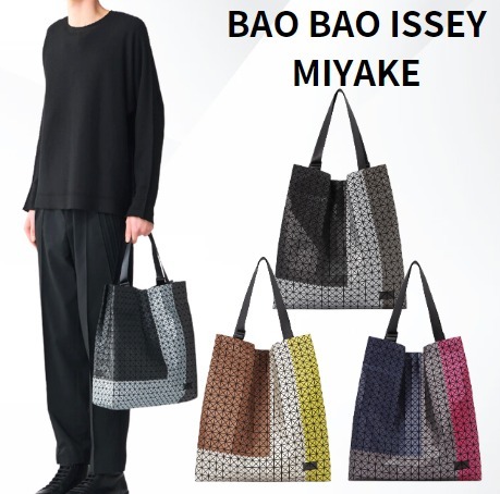 BAO BAO ISSEY MIYAKE☆タテ型 トートバッグ KUROシリーズ (BAOBAO