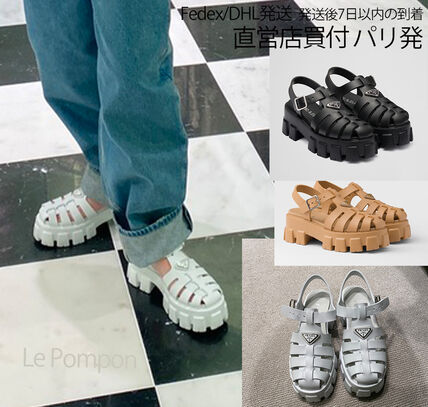 ラバー PRADA(プラダ) サンダル・ミュール(レディース) - ブランド通販