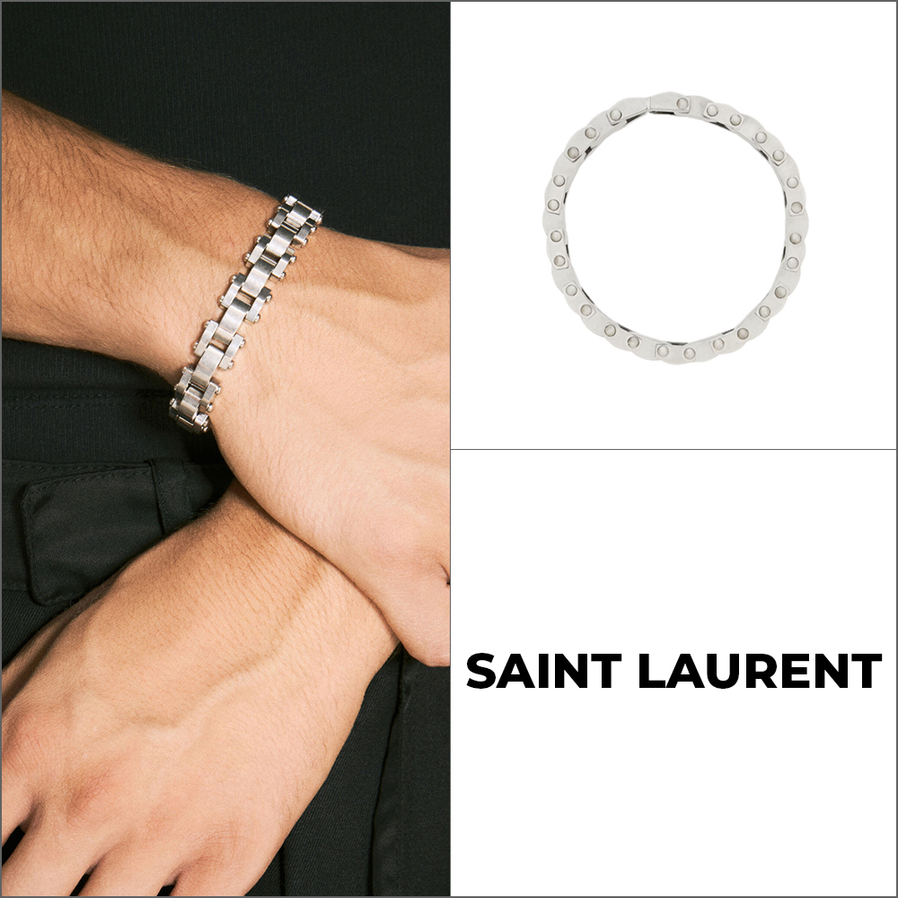 SAINT LAURENT】ARTICULATED チェーンブレスレット 
