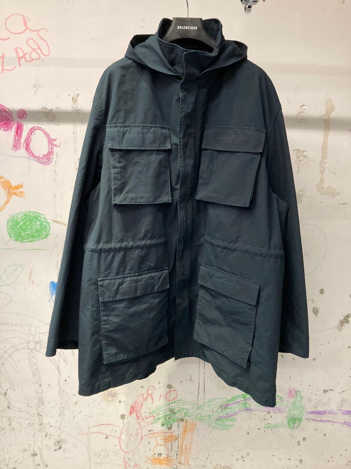 BALENCIAGA】UNIFORM PARKA アウター コットンリップストップ
