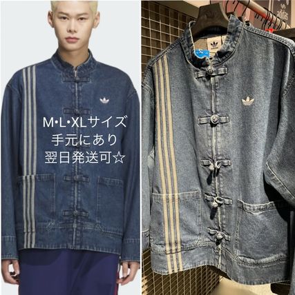 ADIDAS SNSで話題！ 海外限定 チャイナトラックトップ 中国限定 XL