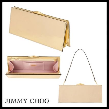 ゴールド（金色）系 Jimmy Choo(ジミーチュウ) クラッチバッグ