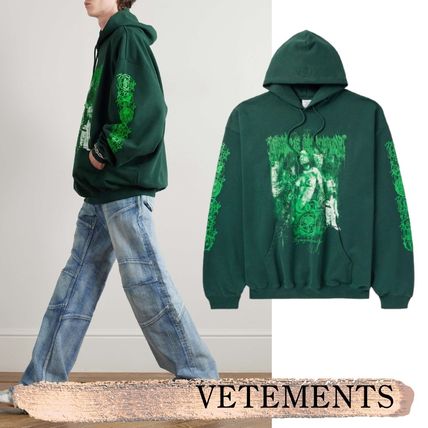 グリーン（緑）系 VETEMENTS(ヴェトモン) パーカー・フーディ(メンズ