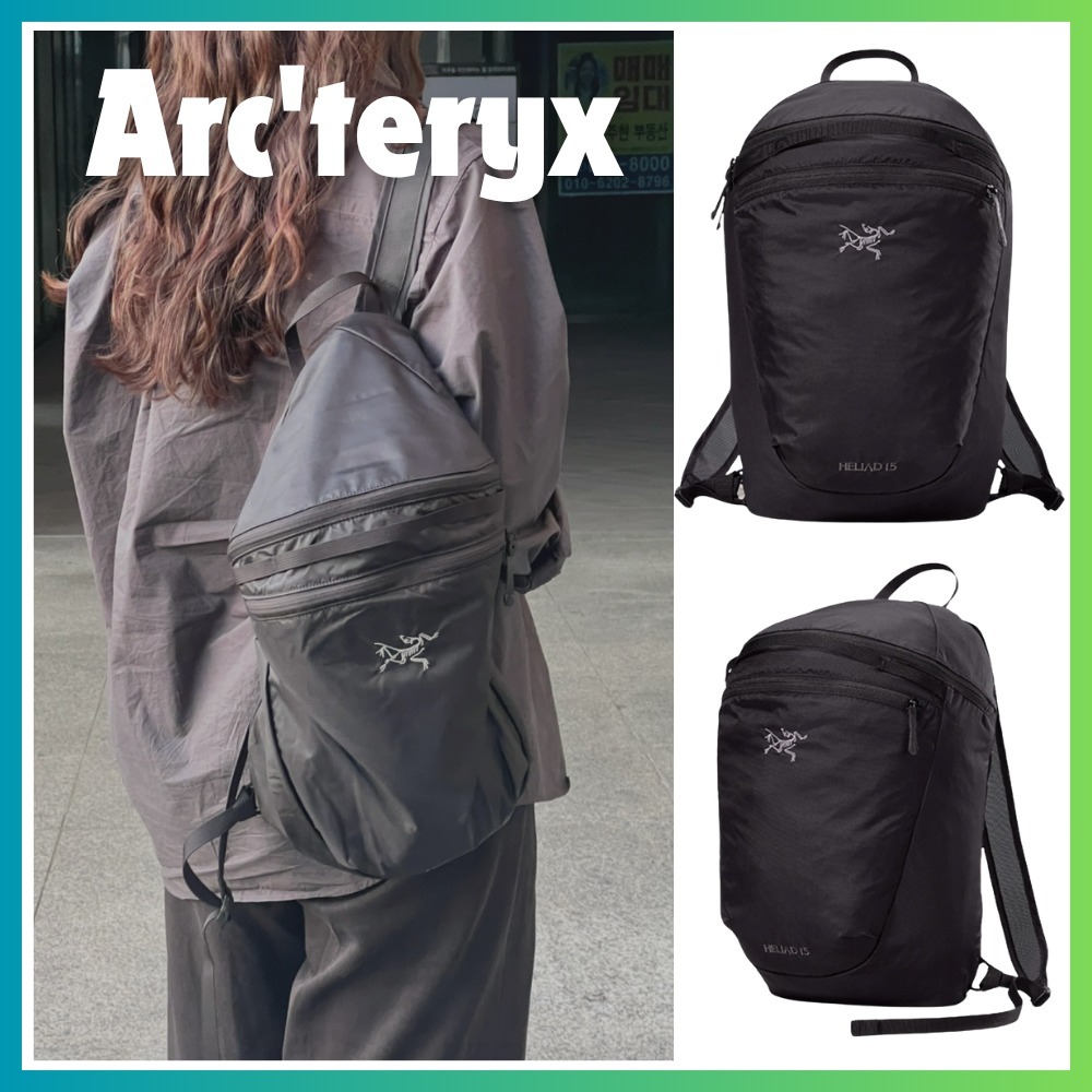 Arc'teryx】Heliad 15 Backpack black ☆送料・関税込☆ (ARC'TERYX