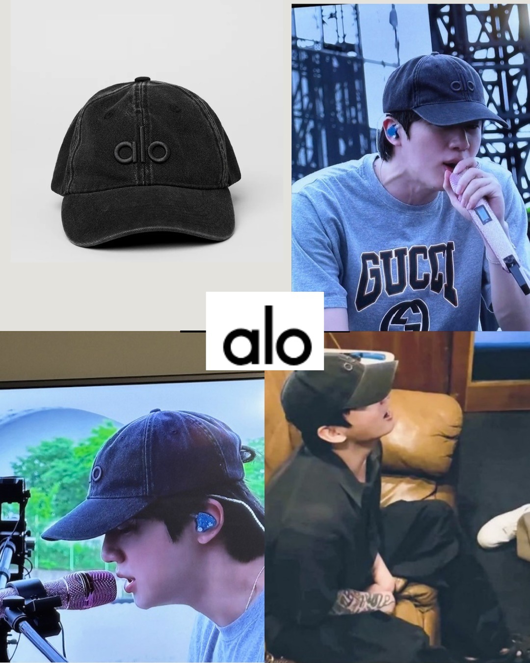 即発!!】BTS ジン君着用キャップ alo Washed Off-Duty Cap (ALO Yoga