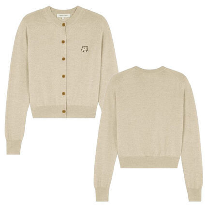 ベージュ系 MAISON KITSUNE(メゾンキツネ) カーディガン(レディース
