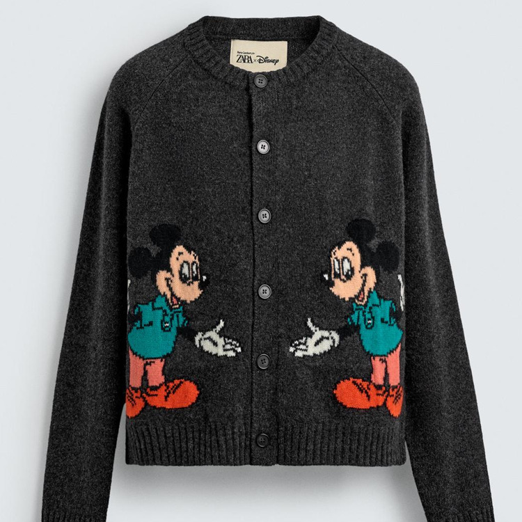 ミッキーマウス カーディガン HARRY LAMBERT FOR ZARA X DISNEY (ZARA