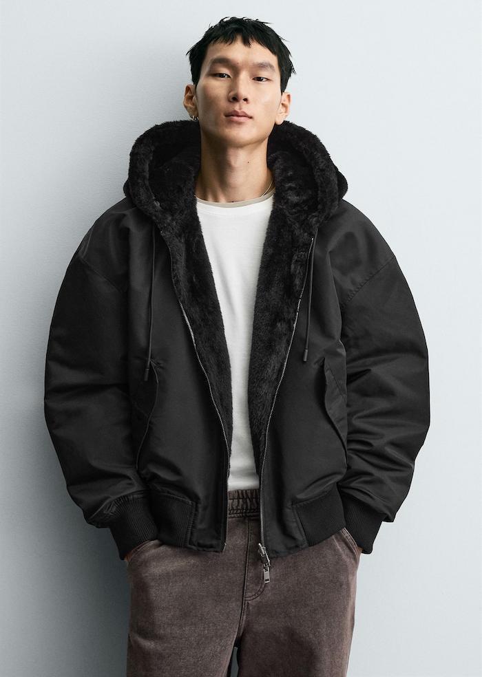 ☆ZARA☆リバーシブル♪フェイクファー*ボンバージャケット (ZARA