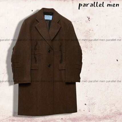 ブラウン（茶色）系 PRADA(プラダ) コート(レディース) - ブランド通販