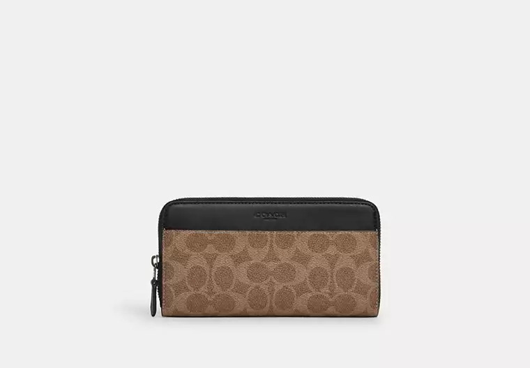 COACH アコーディオン ウォレット・シグネチャー キャンバス (Coach/長