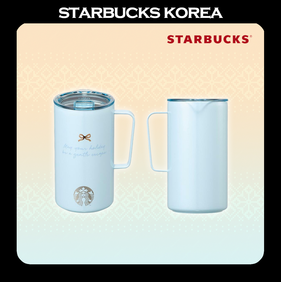 韓国スタバ] 25 SS Secret Delight MiiR Camp Tumbler 591ml