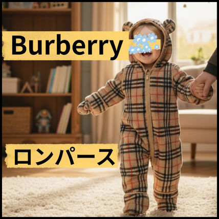 80cm Burberry(バーバリー) ベビーロンパース・カバーオール(ベビー