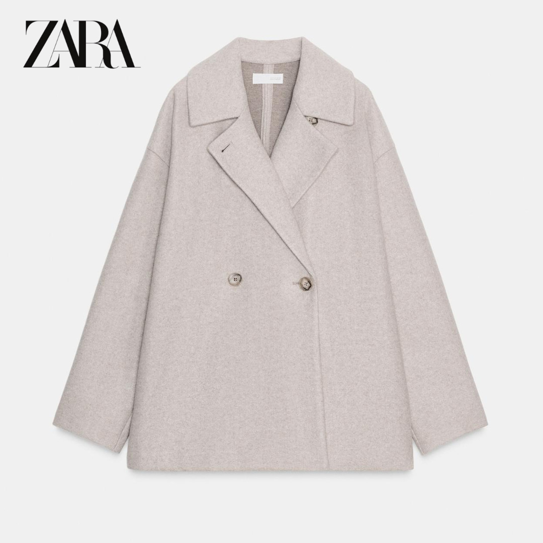 ZARA］ソフトダブルブレストコート (ZARA/コート) 5070/650/746【BUYMA】