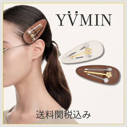 ホワイト（白）系 YVMIN(イヴミン) ヘアアクセサリー(レディース