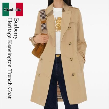 イエロー（黄色）系 Burberry(バーバリー) トレンチコート(レディース