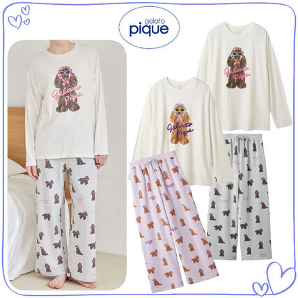 レッド（赤）系 gelato pique(ジェラートピケ) ルームウェア・パジャマ