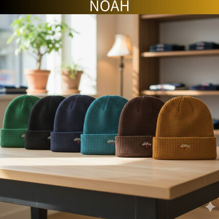 グリーン（緑）系 NOAH(ノア) ニットキャップ・ビーニー(メンズ