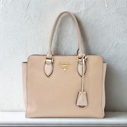 ベージュ系 PRADA(プラダ) トートバッグ(レディース) - ブランド通販の