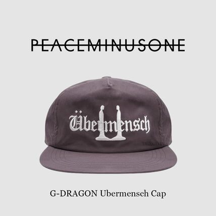 G-DRAGON】 Ubermensch Cap Burgundy Charcoal (peaceminusone