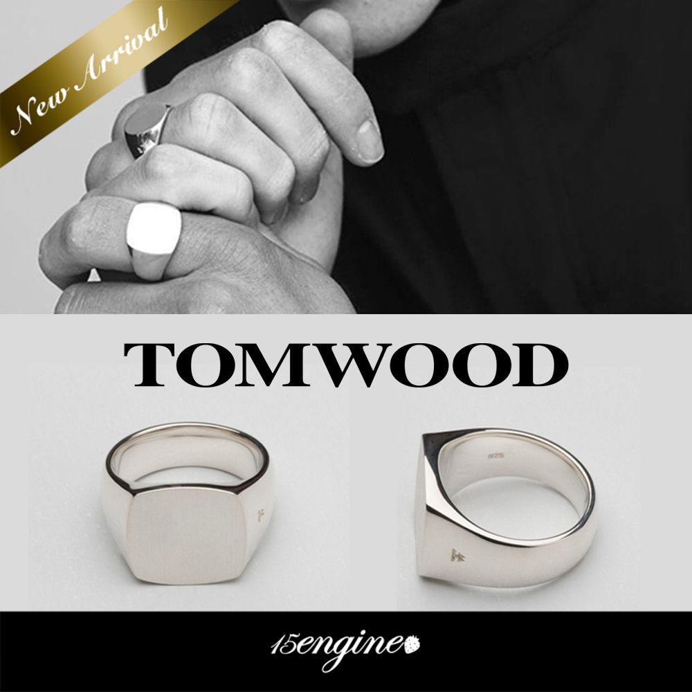 都会的♪＊Cushion Satin シグネットリング＊Tom Wood (Tom Wood/指輪