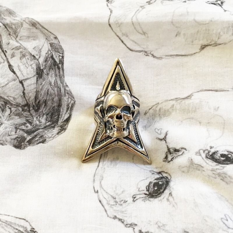 Cody Sanderson Large Skull Star Ring (Cody Sanderson/指輪・リング