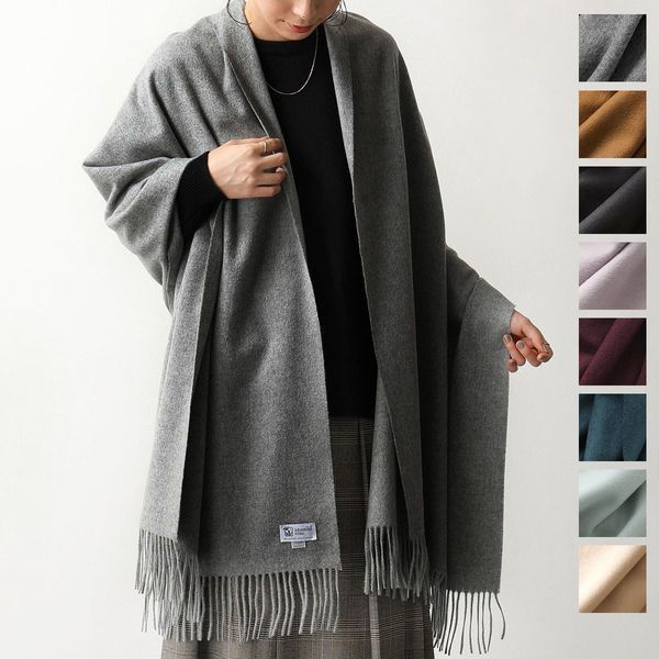 JOHNSTONS マフラー WA56 カシミヤ 大判 ストール (Johnstons/マフラー