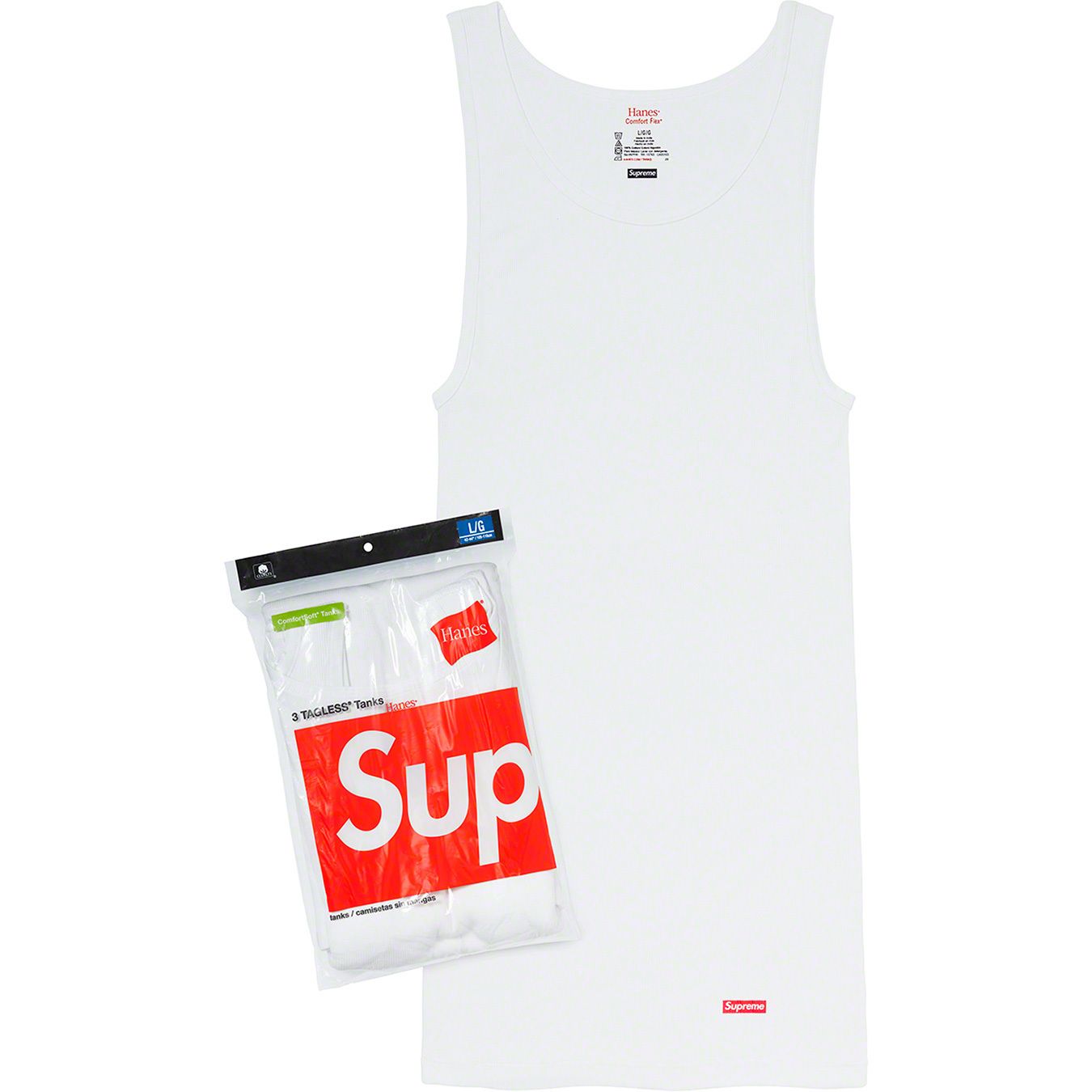 Supreme Hanes Tagless Tank Tops (3 pack) シュプリーム タンク