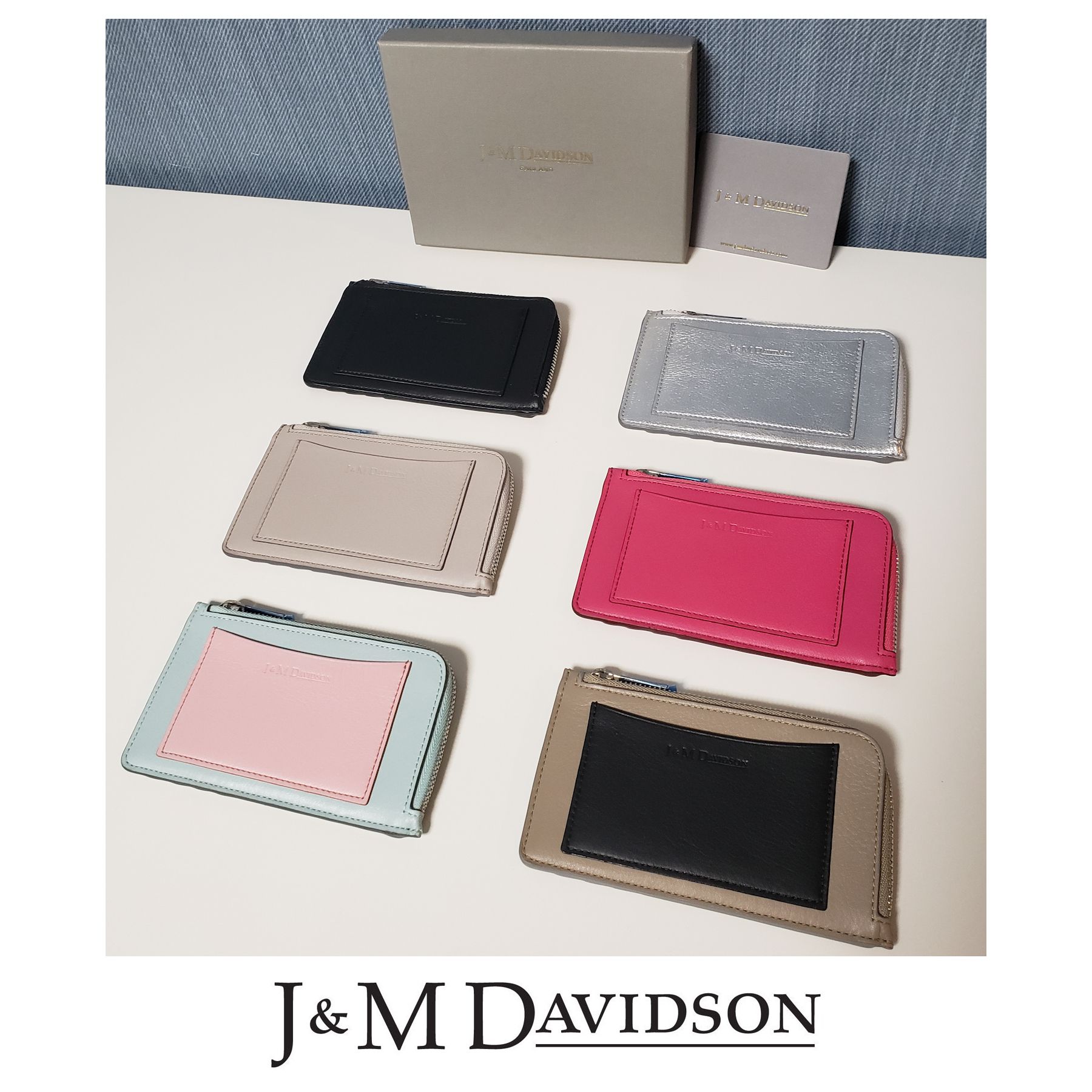 J&M DAVIDSON☆ジップカードホルダー☆ZIP CARD HOLDER 国内即納 (J