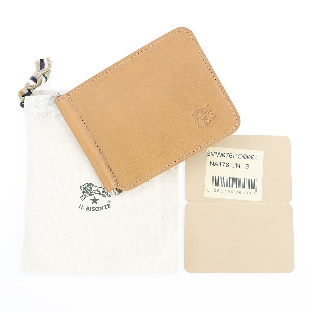 イルビゾンテ マネークリップ 二つ折り 財布 カードケース 本革 (IL