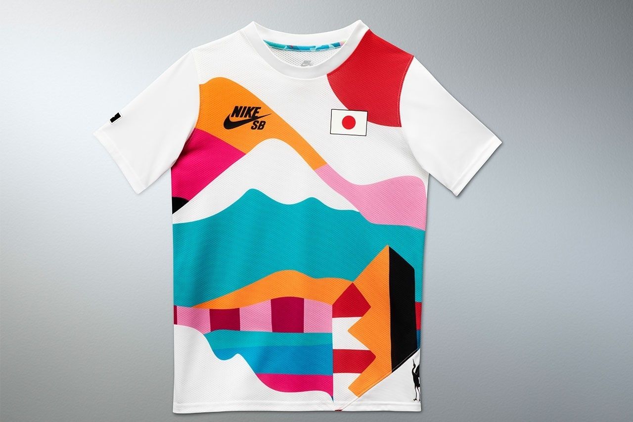 堀米雄斗 東京オリンピック着用モデル Nike SB Parra Japan Tee (Nike