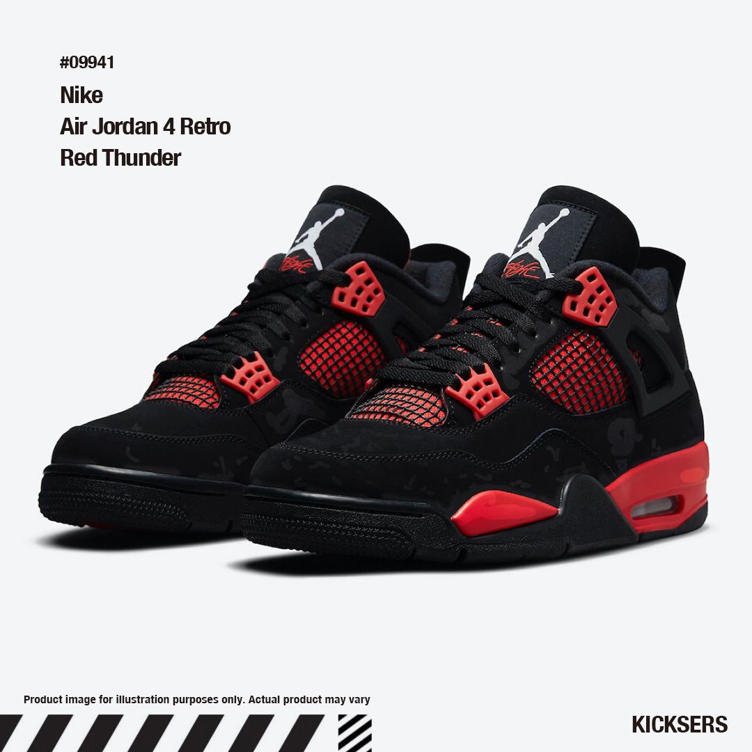 ジョーダン レッドサンダーNike Air Jordan 4 Retro Red Thunder (Nike