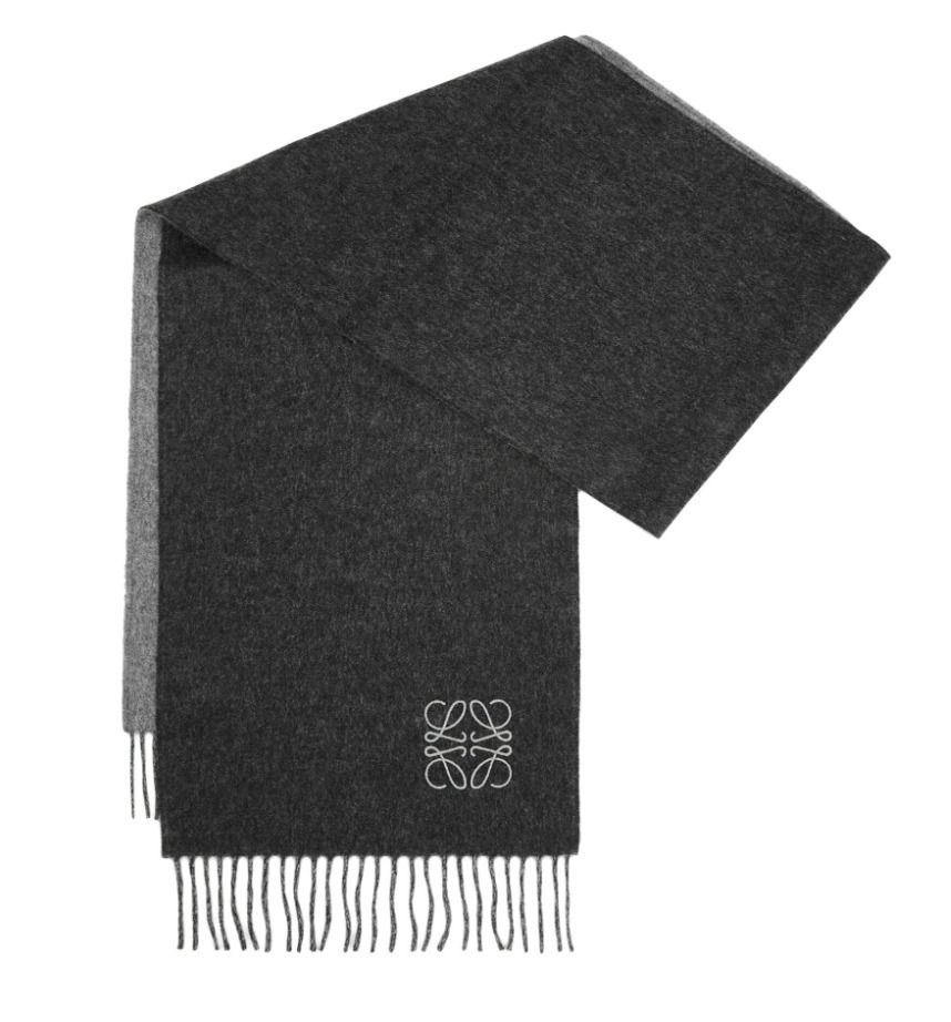 ロエベ】バイカラー スカーフ (ウール&カシミヤ) (LOEWE/マフラー