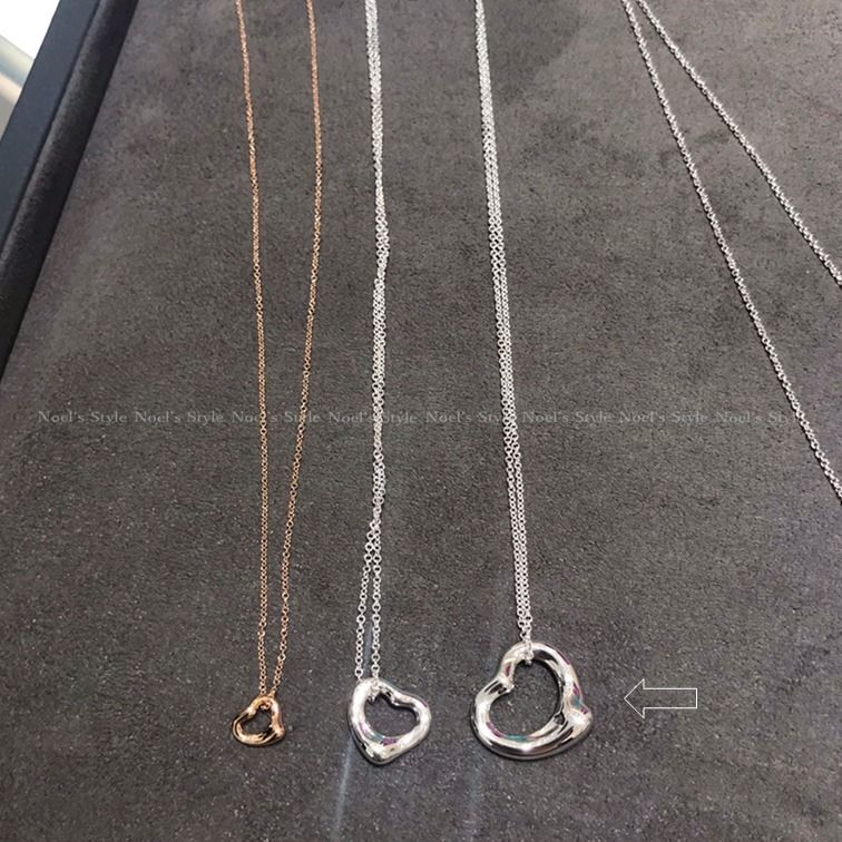 Tiffany ティファニー オープンハート ペンダント シルバー 16mm