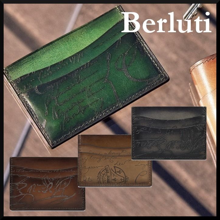 BERLUTI】 スクリットレザー ネオカードホルダー (Berluti/カード