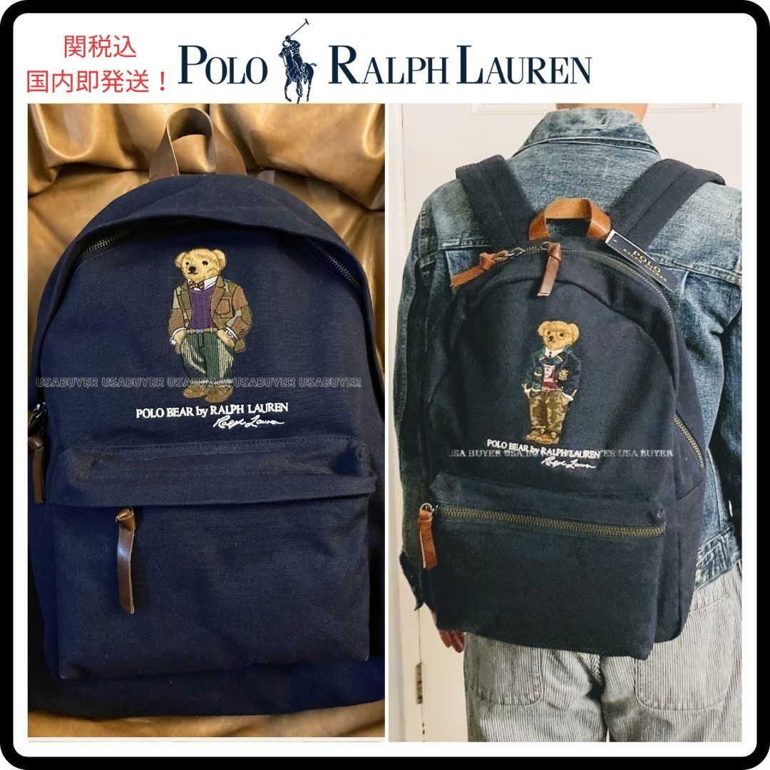 大人気【POLO RALPH LAUREN】POLOベア キャンバス バックパック (POLO