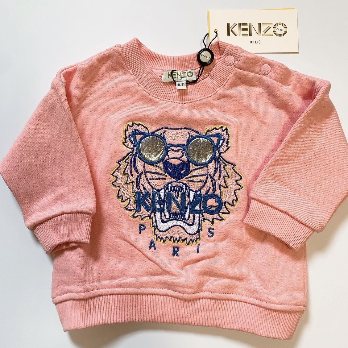 KENZO タイガーロゴ ベビーキッズ スウェット トレーナー 長袖 (KENZO