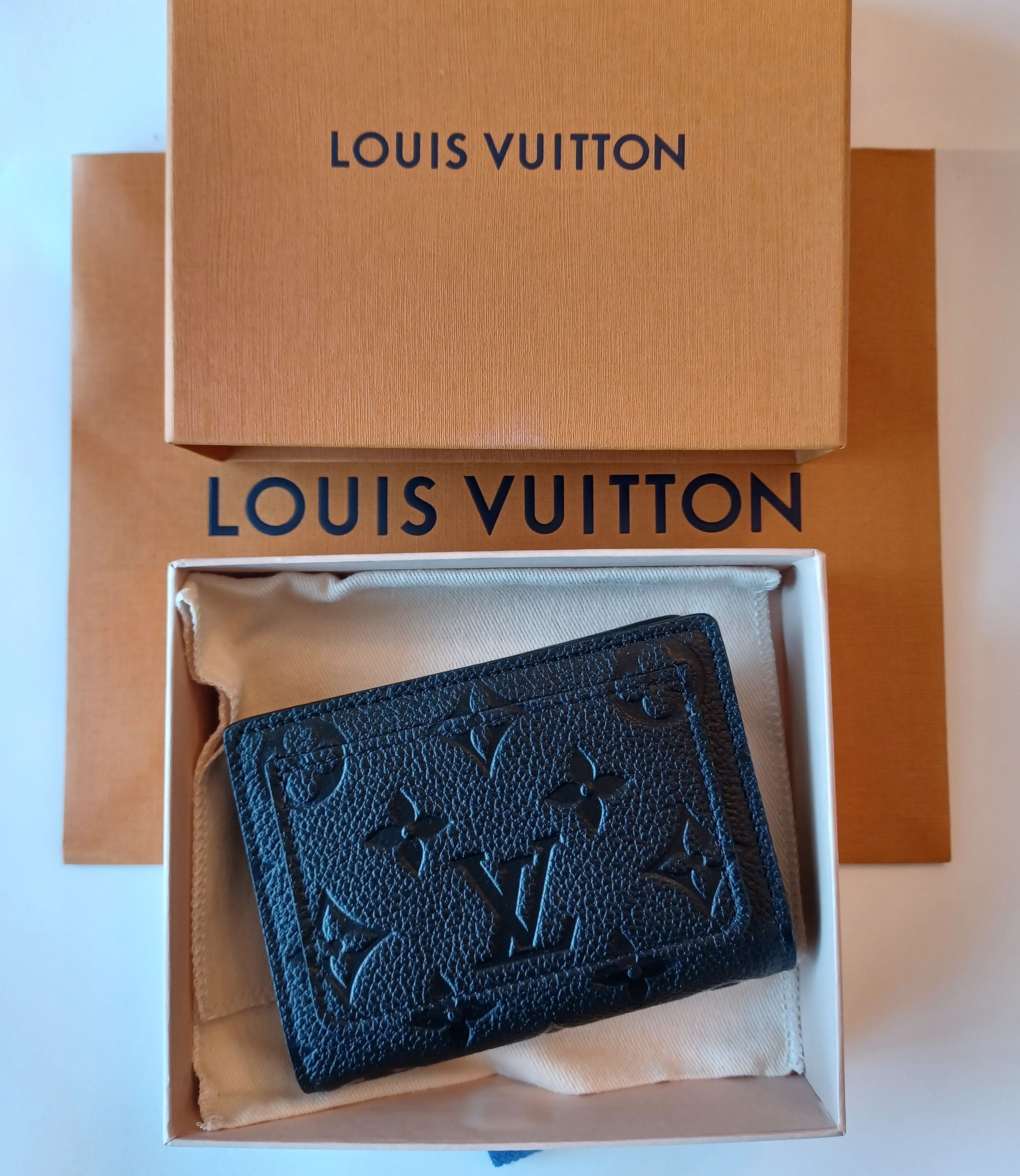 Louis Vuitton☆ポルトフォイユ・クレア☆アンプラント ブラック