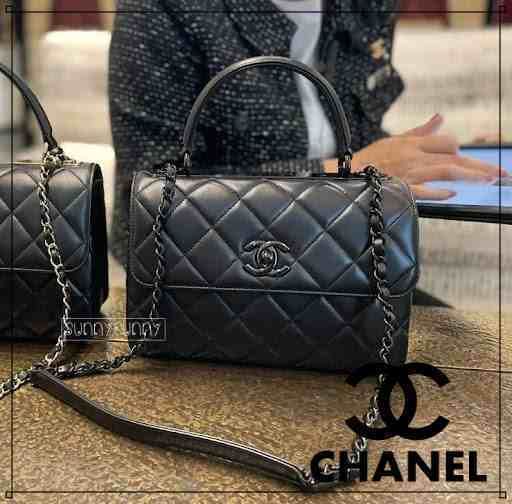 入手困難☆》シャネル TrendyCC バッグ オールブラック (CHANEL