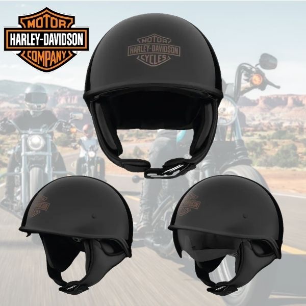 Harley-Davidson】ベンチュラサンシールドX06ハーフヘルメット (Harley