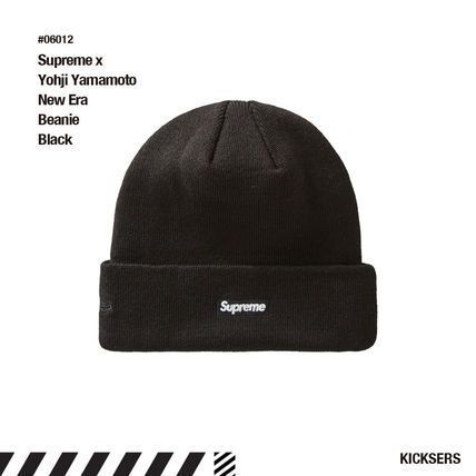 人気話題コラボ Supreme x Yohji Yamamoto New Era Beanie Black