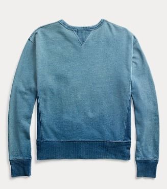 希少☆ RRL(ダブルアールエル) Vintage インディゴ スウェット (RRL