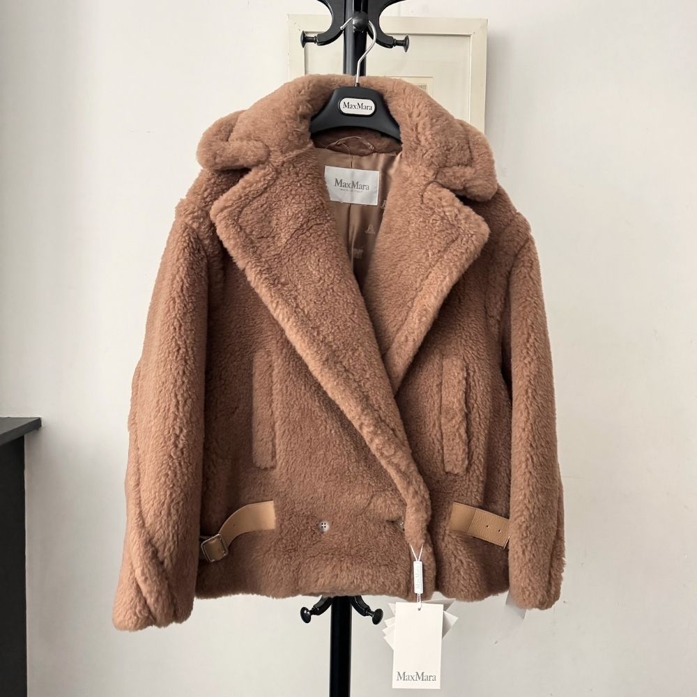 MAXMARA テディベア ショートコート DHL送料込み (Max Mara/コート