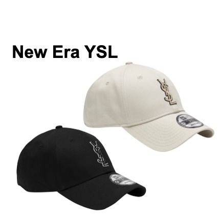 ニューエラ YSL モノグラム キャップ 即配 (Saint Laurent/キャップ