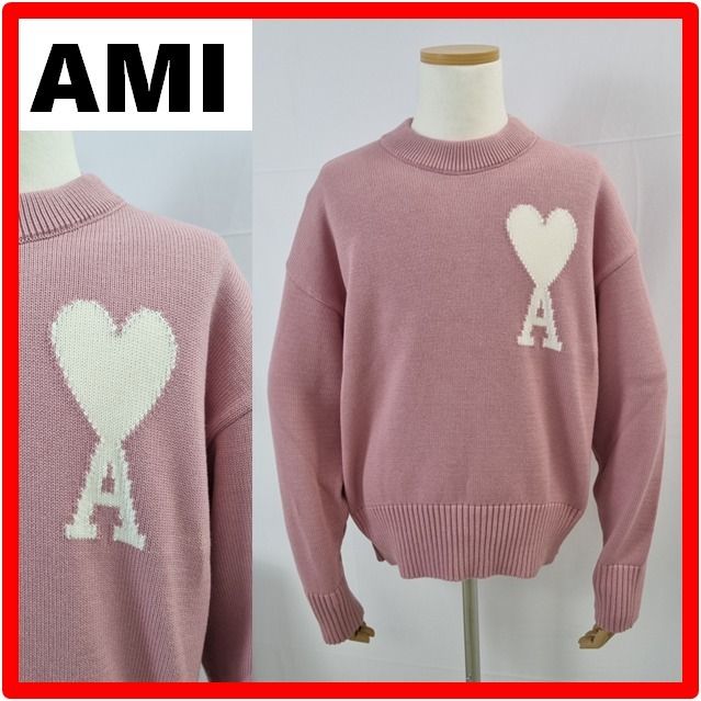 ☆人気☆【AMI】☆AMI de Coeur Oversize Sweate.r Pale Pink☆ (AMI