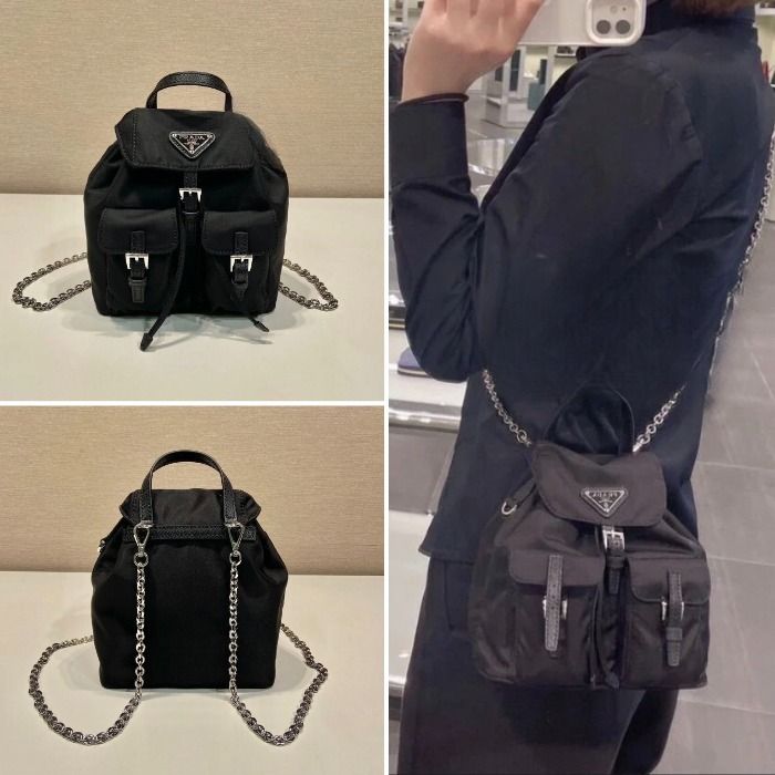 ☆Prada☆ミニショルダーバッグ チェーンストラップ ポーチ付き (PRADA