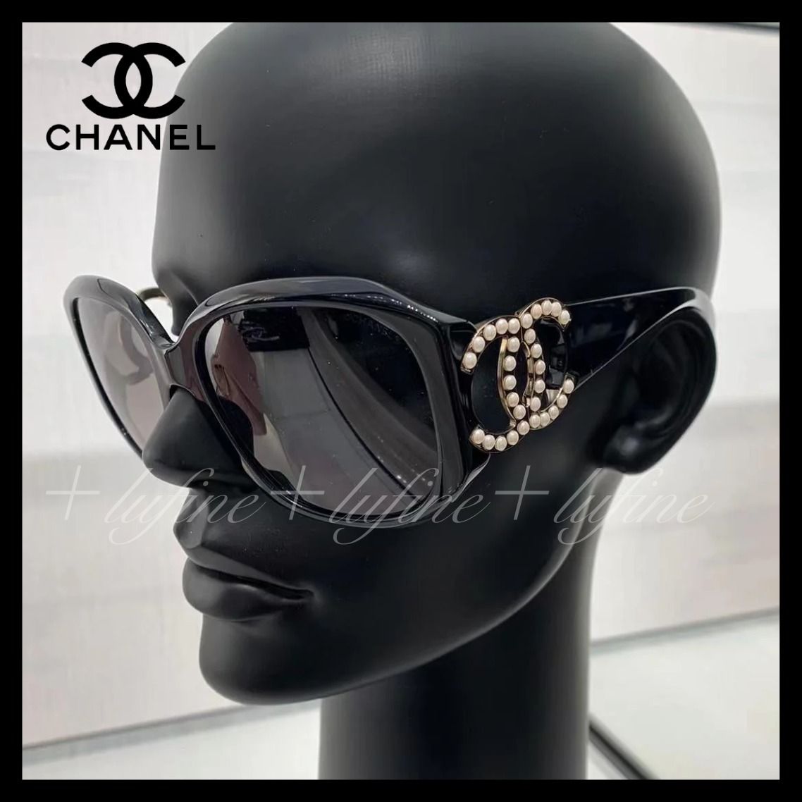 夏場には欠かせない！！】シャネル サングラス ロゴ パール (CHANEL