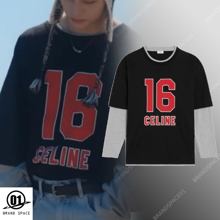 CELINE】23SS CELINE 16 スケート 長袖Tシャツ (CELINE/Tシャツ