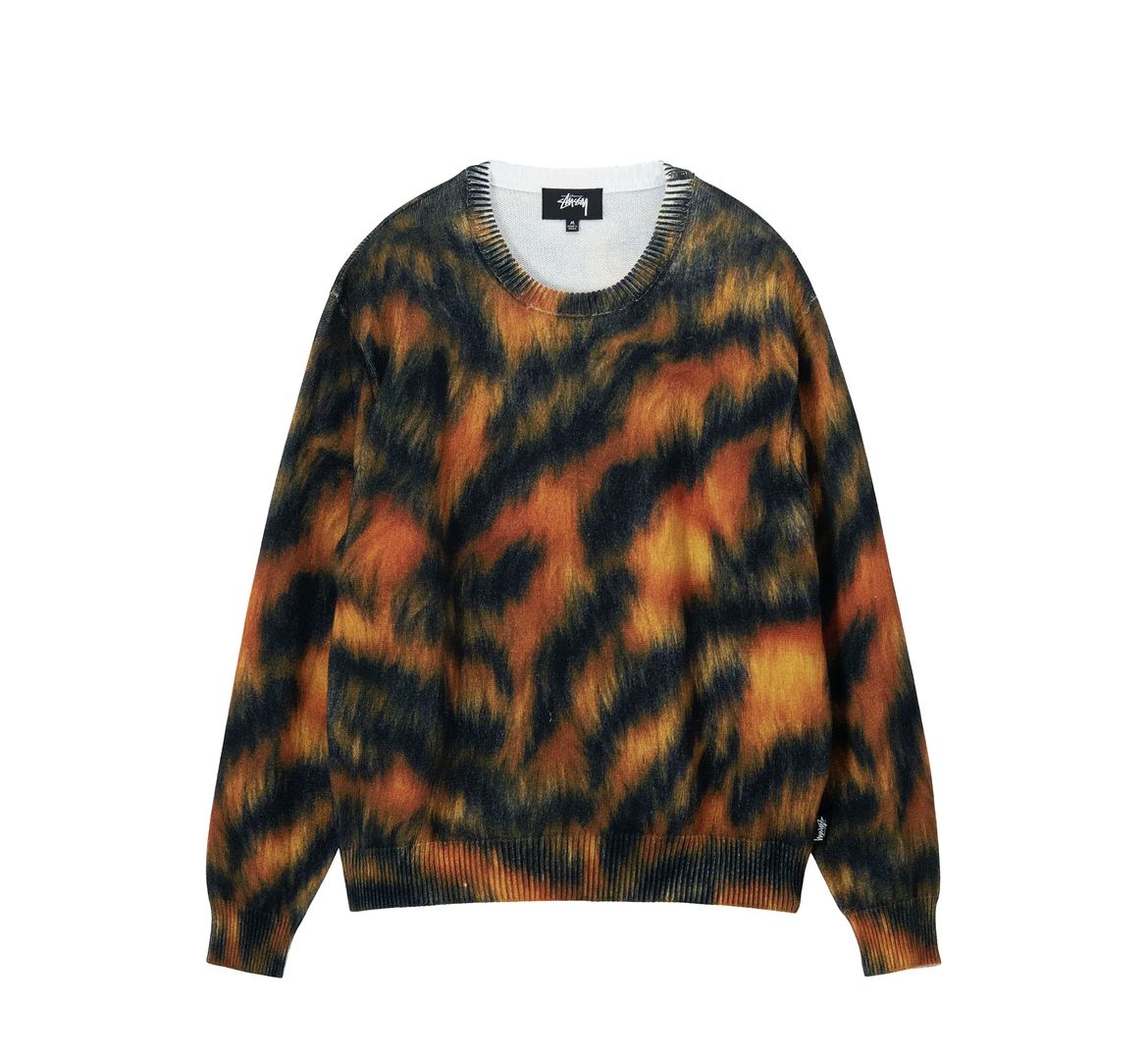 ☆23SS☆STUSSY PRINTED FUR SWEATER (STUSSY/ニット・セーター